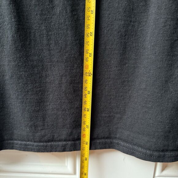 Champion Sleeveless Tshirt Size L Black Logo Crew Neck Muscle Tee - Picture 5 of 8